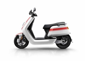 Niu NQi Sport Cargo elektrisk scooter hvid rød