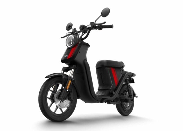 NIU UQi Sport elektrisk scooter sort rød