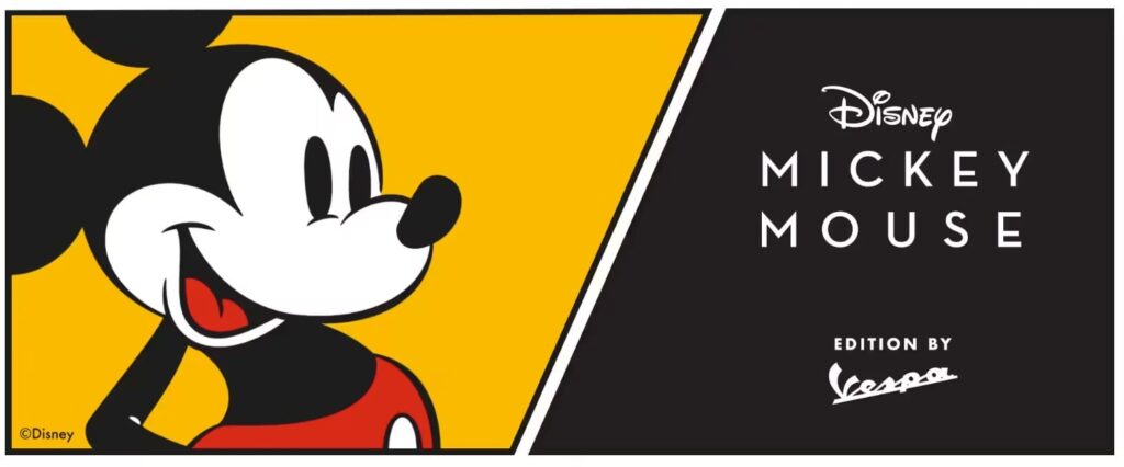 Vespa Primavera 50 Disney Mickey Mouse edition